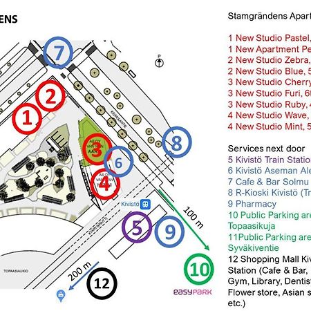 New Studio Cherry Near Helsinki Airport In Kivistoe Vantaa Ngoại thất bức ảnh